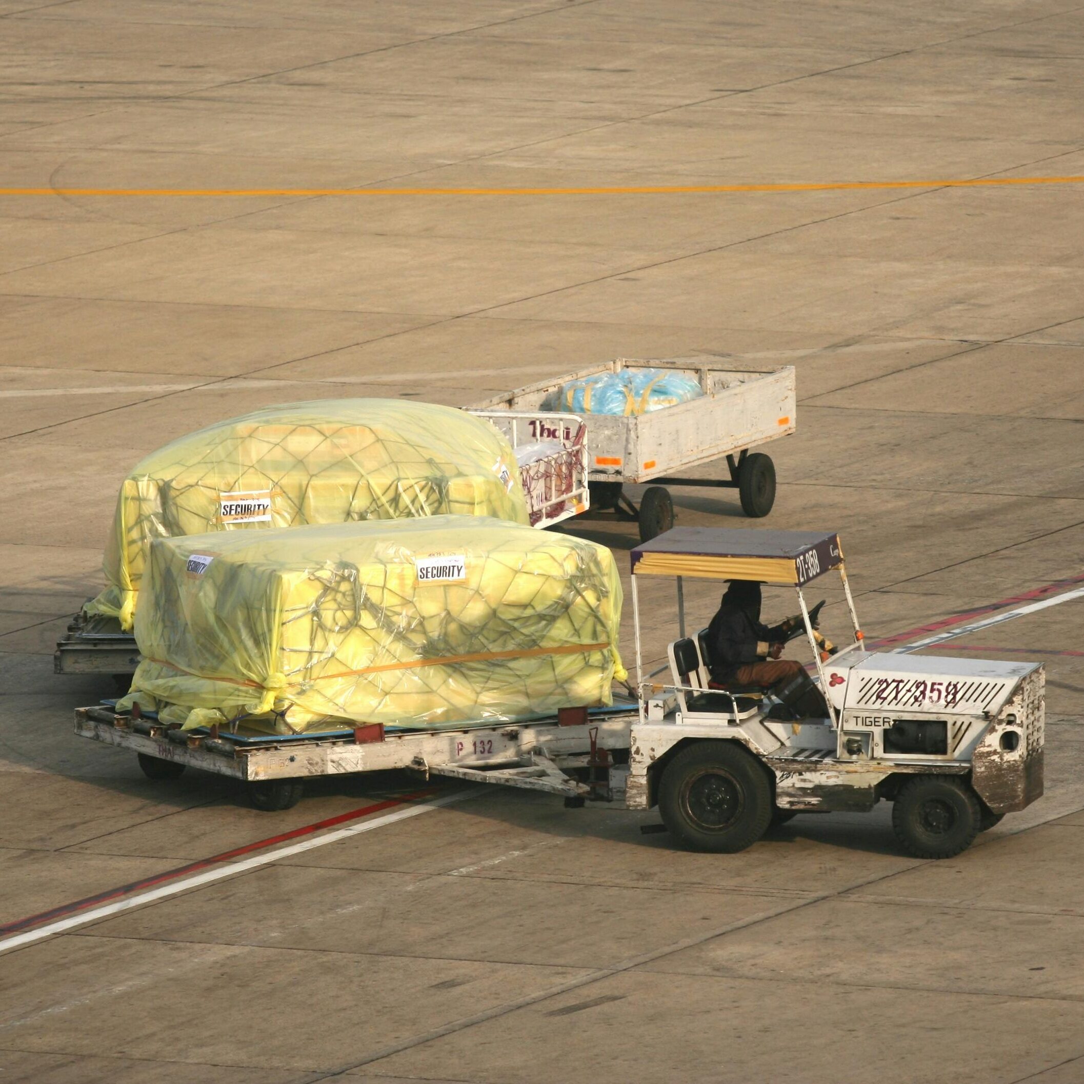 Handling des bagages sur un aéroport